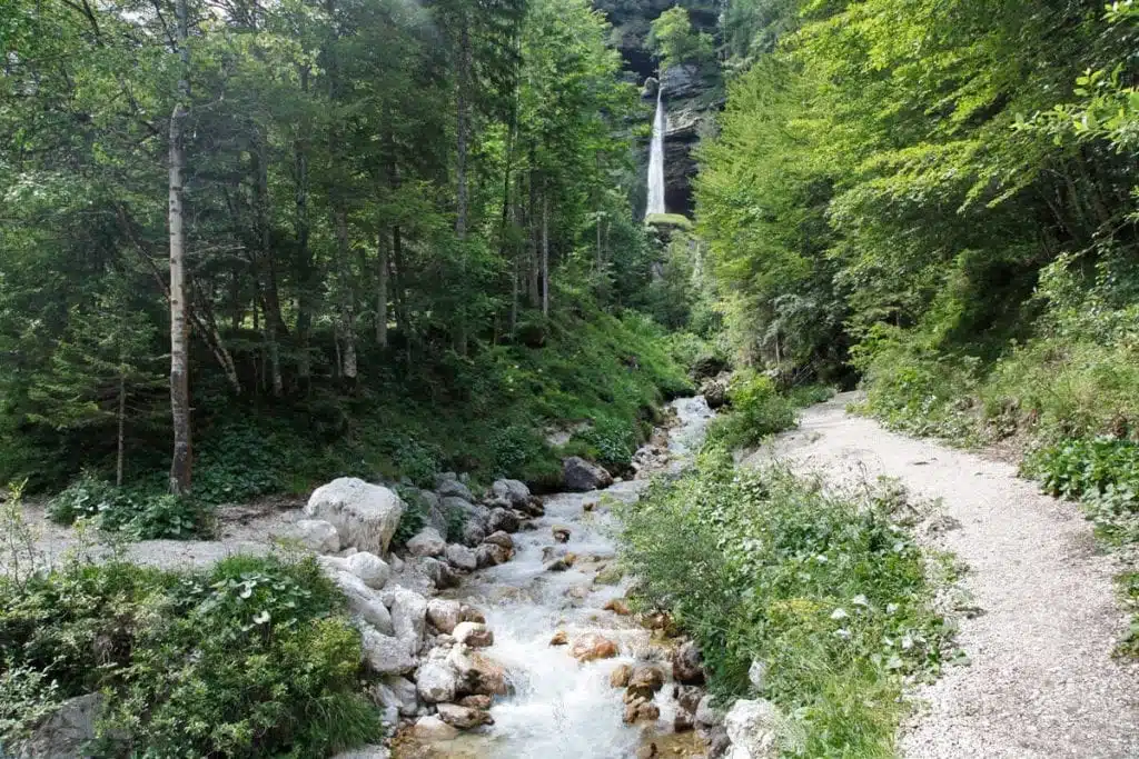 Peričnik waterval in Slovenie