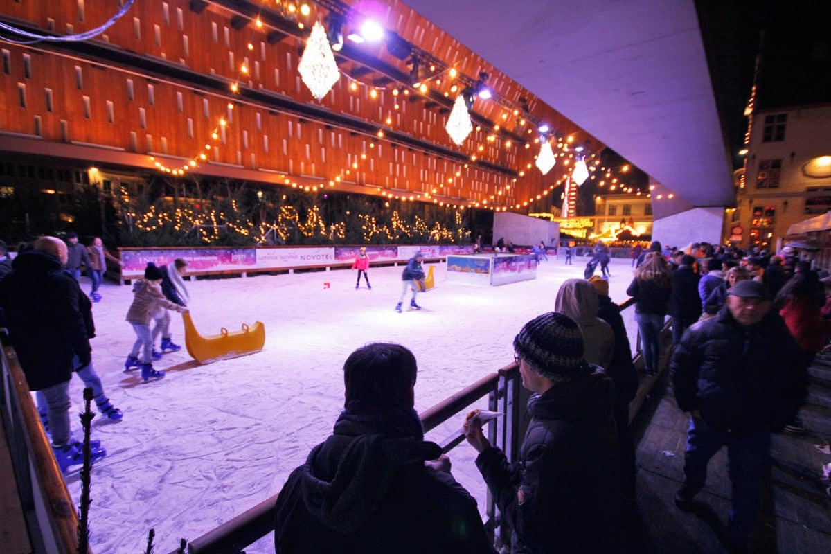 Schaatsbaan in Gent ijsbaan