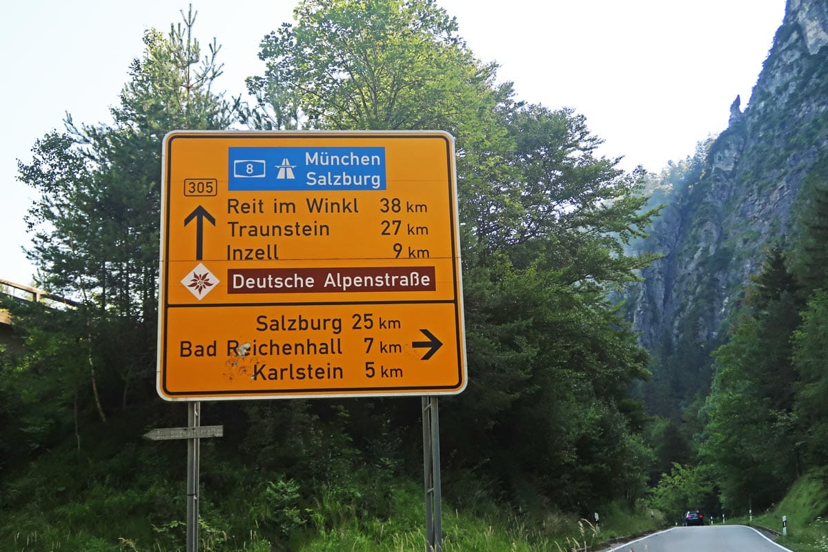 Deutsche Alpenstraße Duitse Alpenroute