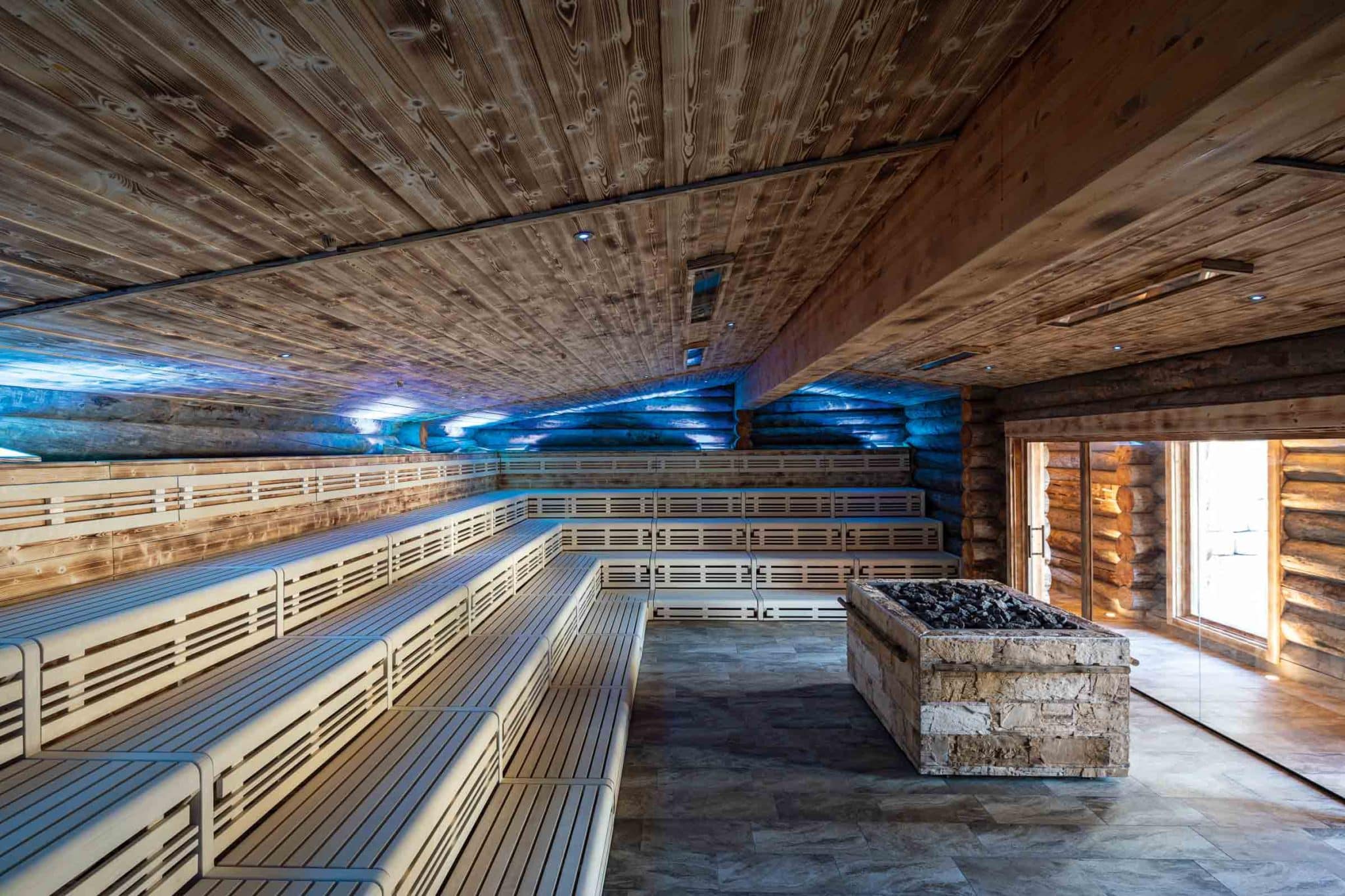 Sauna dorp Tamina Therme