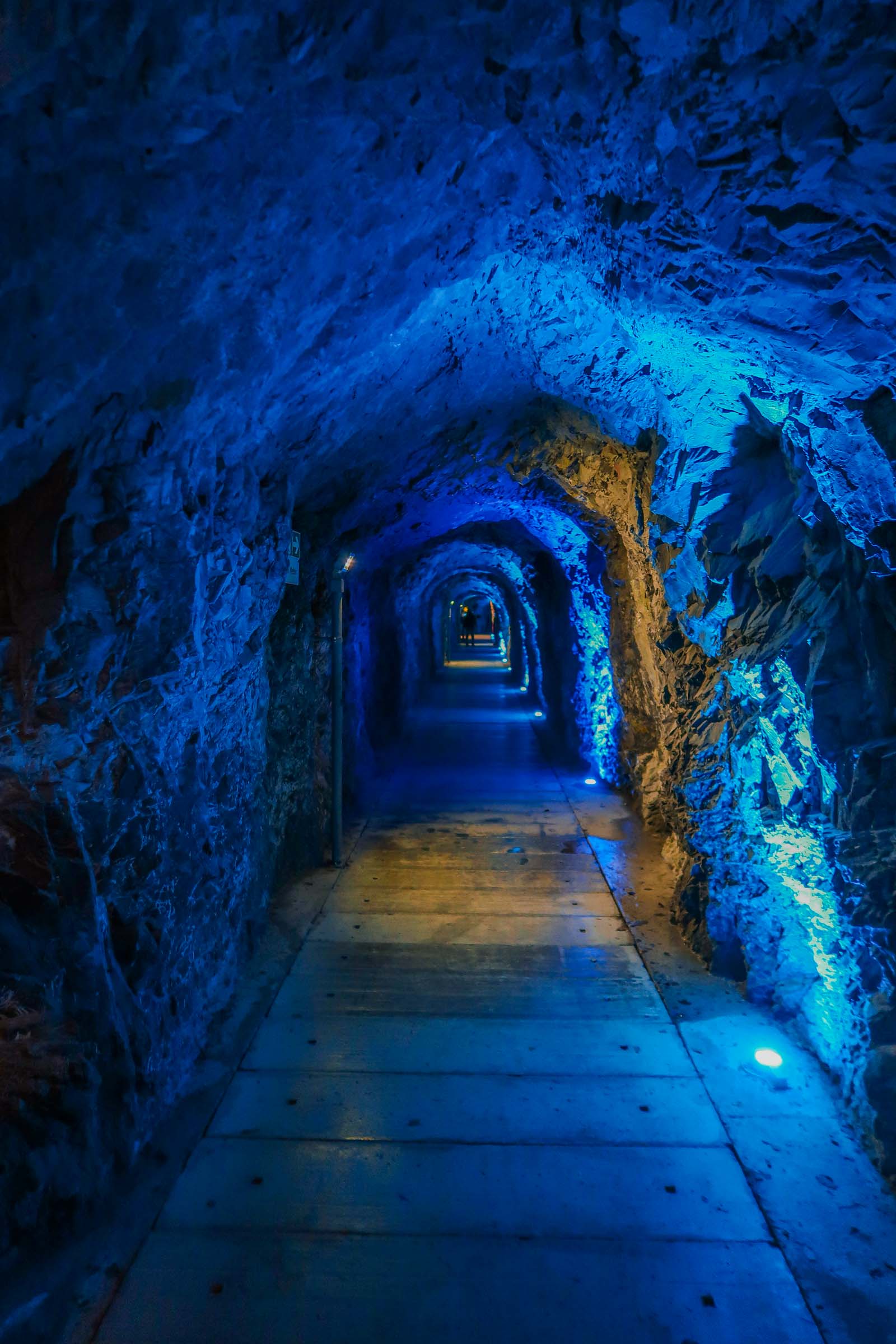Tunnel in de Tamina Kloof in Pfafers
