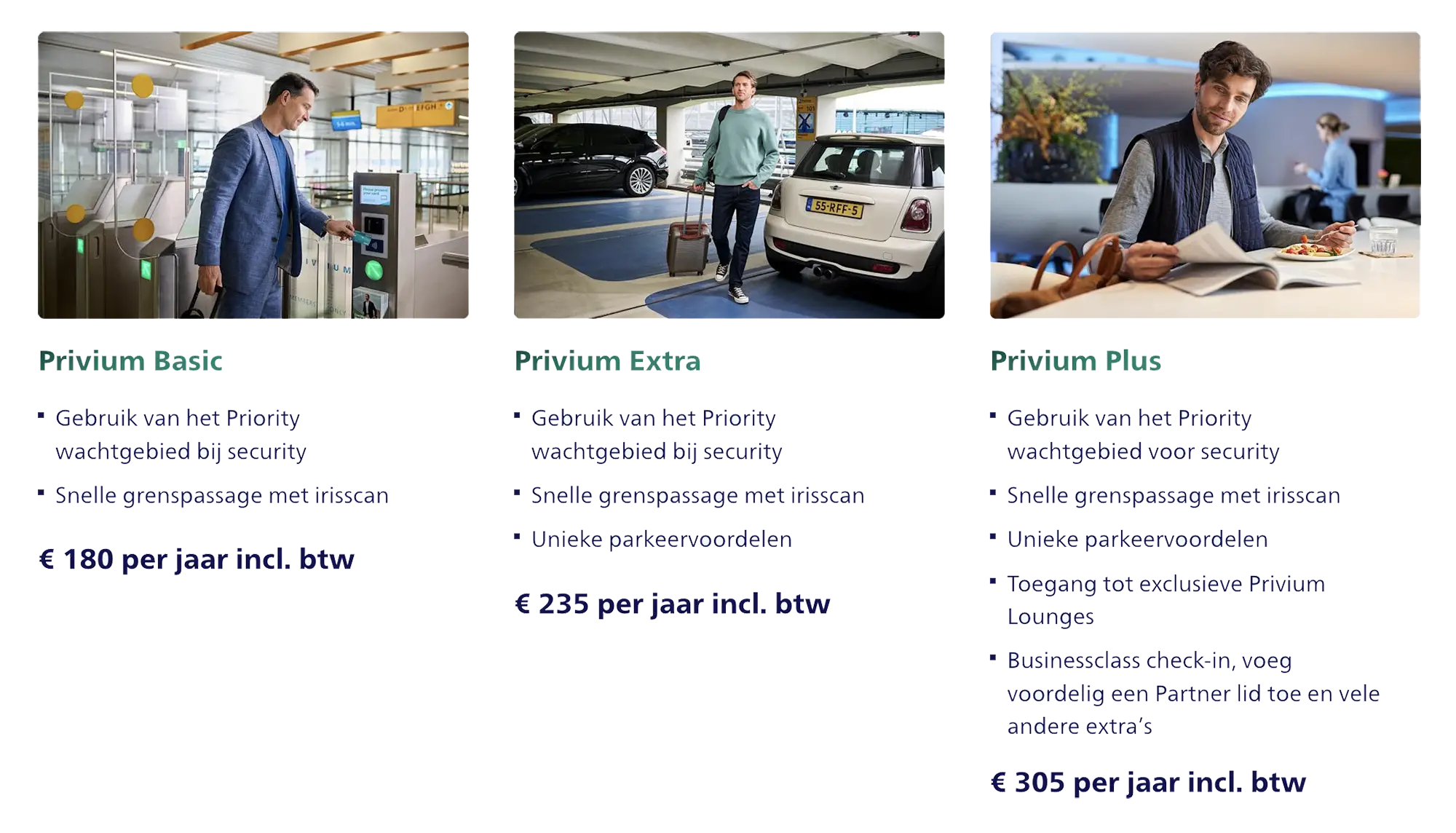 Privium Plus of Privium Basic